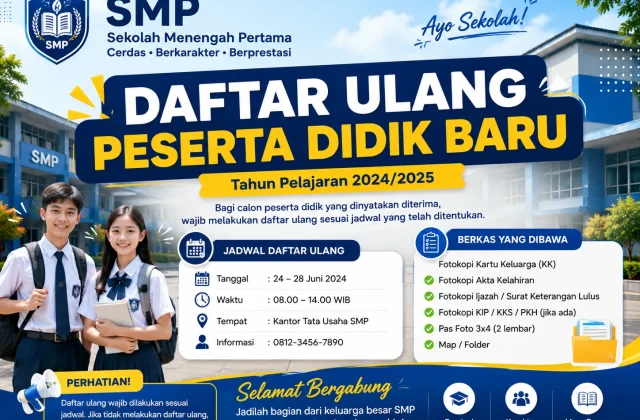 Penerimaan Murid Baru Di Buka